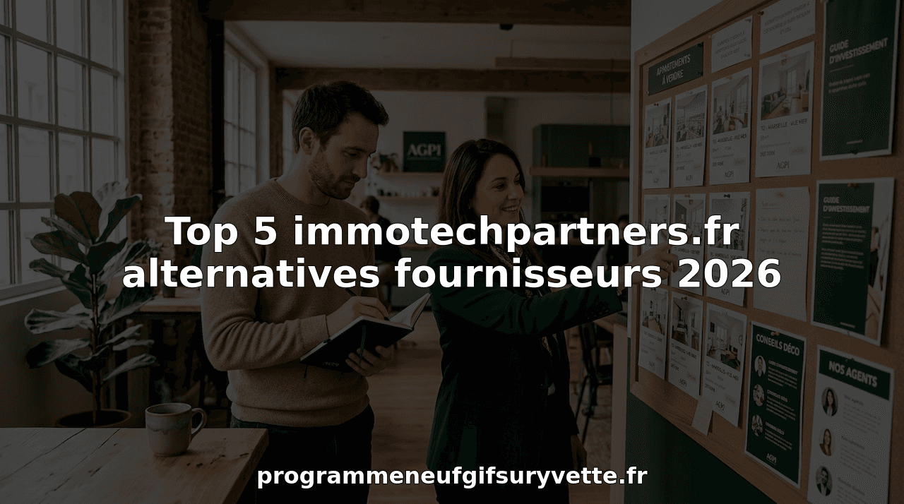 Top 5 immotechpartners.fr alternatives fournisseurs 2026